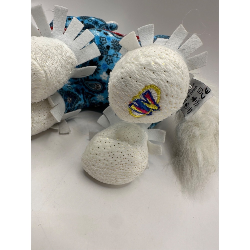 Webkinz Country Star Blue Paisley Rockerz Horse HM5111 Bandana NO CODE Ganz - Picture 8 of 11